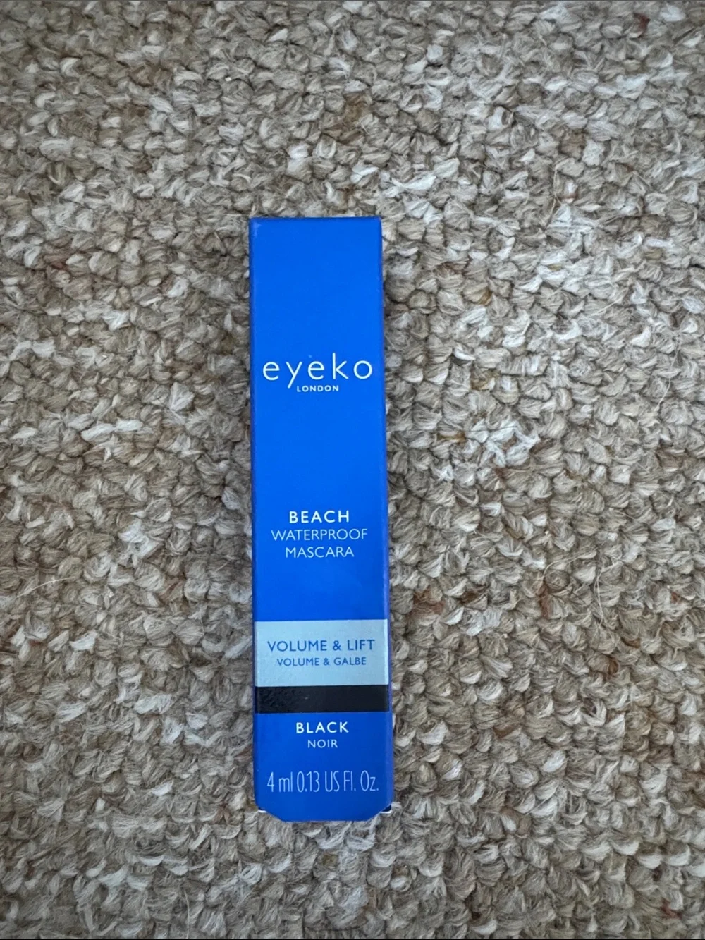 Eyeko Beach Waterproof Mascara - Blue & Black Packaging
